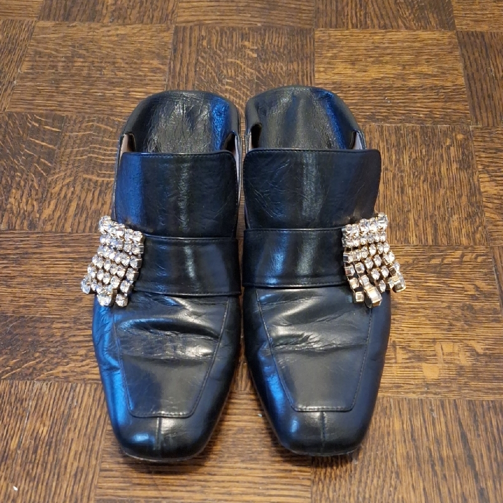 Stuart Weitzman Loafer Mules